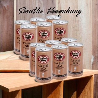 Lốc 6 lon cà phê sữa Highlands coffee 185ml, 235ml/lon