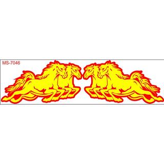 Tem decal song mã, decal mang lại may mắn cho bác tài SL 1 cặp