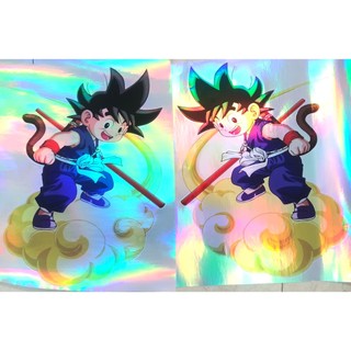 Tem dán phản quang 7 màu songoku, decal dán xe đẹp