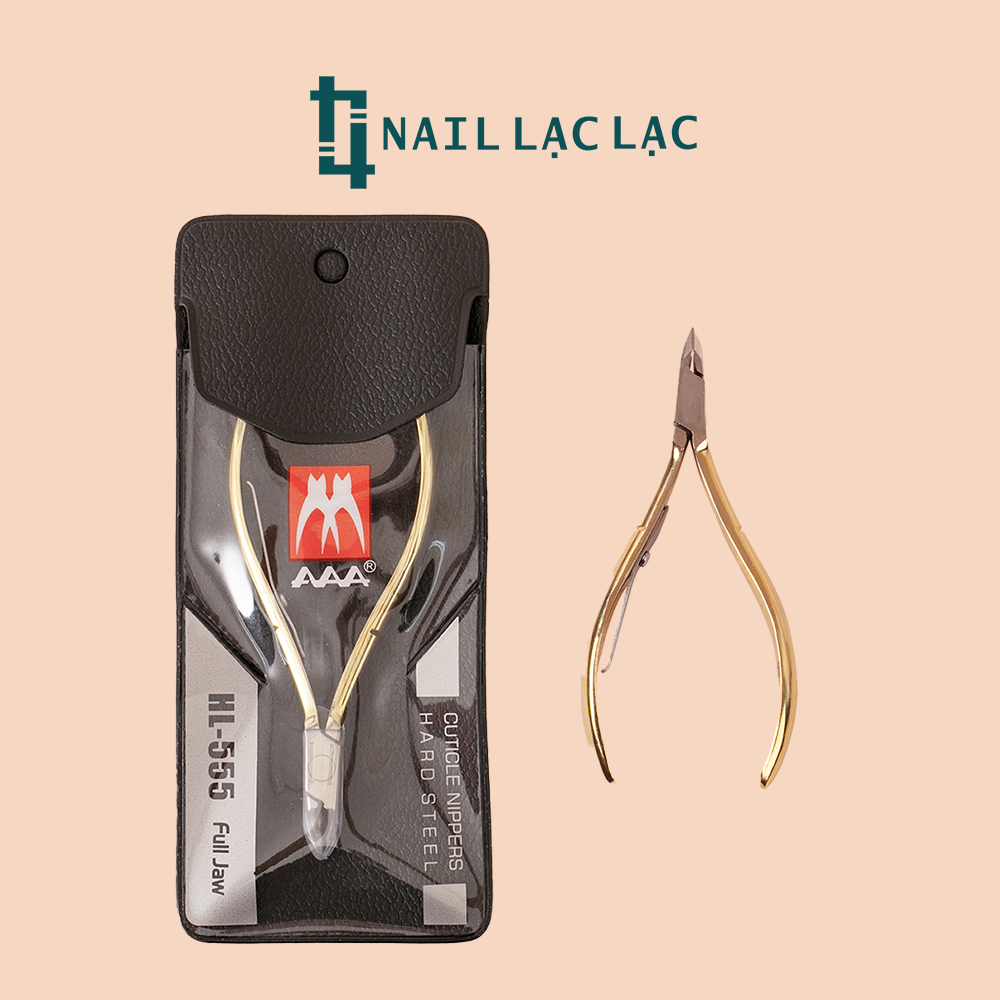 Kềm cắt da AAA HL555 chính hãng - Kìm nhặt da thép chuyên dụng làm nail