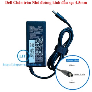 [Chân Nhỏ] Sạc Laptop DELL 19.5V – 3.34A – 65W CHÂN KIM NHỎ đầu sạc 4.5mm Dell 3567 3568 5568 3558 3458 3559 5558 5559