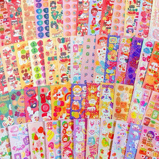 Sticker lấp lánh, hình dễ thương, trang trí siu xink