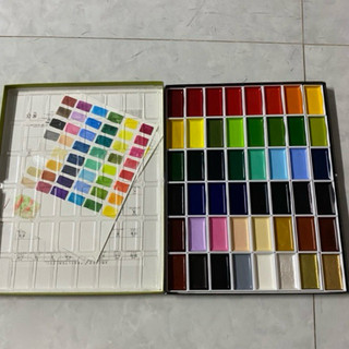Pass - màu nước gansai tambi 48 màu và vangogh 24+2 màu