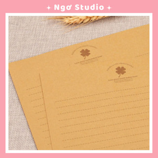 Giấy viết thư và phong bì phong cách Vintage viết thư, lời chúc cho bạn bè, người thương