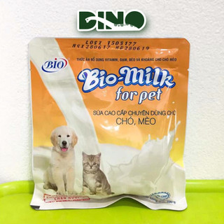 Sữa cho pet thú cưng chó mèo bio milk gói 100gr bổ sung chất dinh dưỡng