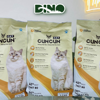 Hạt mèo cuncun cat 1,2kg thức ăn khô cho mèo tiện dụng