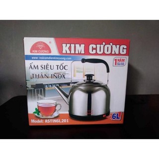 Ấm siêu tốc kim cương kc-st06, bình đun siêu tốc kim cương kc-st6l, 6l, chính hãng, chất lượng, giá tốt