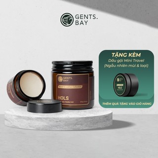 Sáp Vuốt Tóc Nam, Sáp Tạo Kiểu Tóc Hols Wood & Leather Gents.Bay