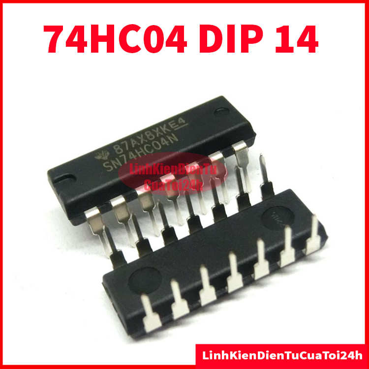 74HC04 DIP 14 Chân Cắm 7404 HC04