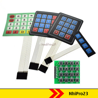 Bàn phím ma trận mềm 1x4, 3x4, 4x4, 4x5 Bàn phím dán Keyboard cho arduino Keyboard