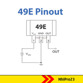 Set 5 Cảm biến từ Hall Sensor 49E S49E OH49E TO-92
