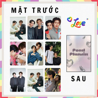 (PONDPHUWIN) Set 9 card bo góc hình PONDPHUWIN