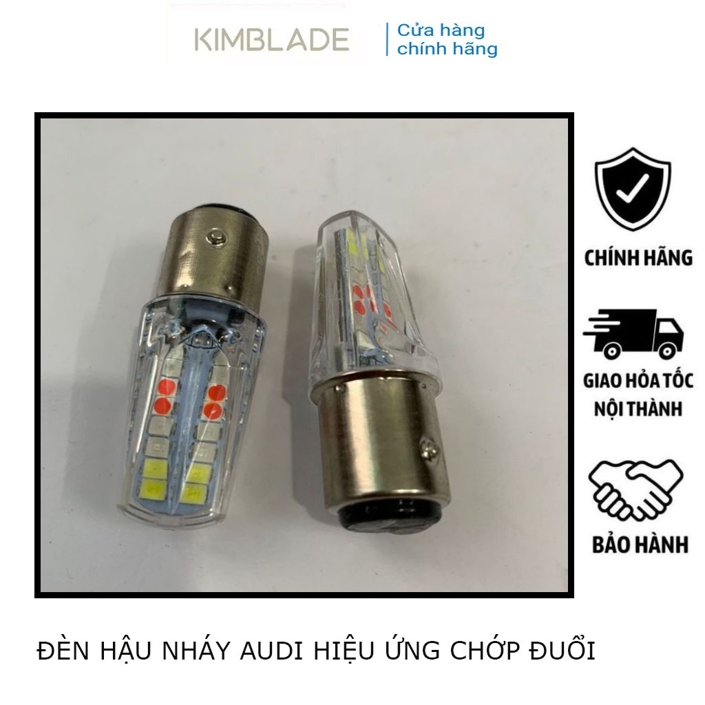 Đèn Hậu Nháy Audi Hiệu Ứng Chớp Đuổi Nhiều Màu Gắn Wave, Sirius, Ex135, Winner v1, Dream -LOẠI 1-