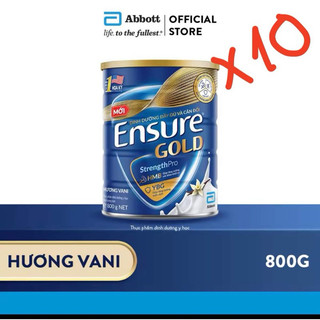 Combo 10-11 sữa bột ensure gold vani 850/800g