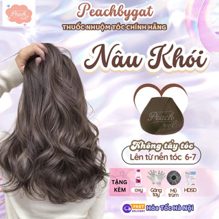 Thuốc nhuộm tóc NÂU KHÓI không cần tẩy tóc của Peach.bygat