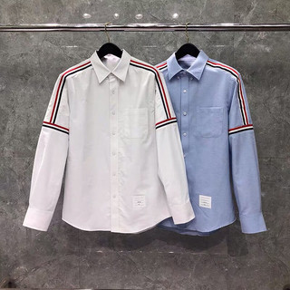 Áo sơ mi thom brown viền vai, oxford