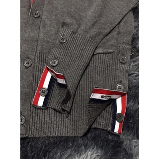 Cardigan Thom Brown xám, len