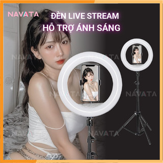[XẢ HÀNG]  Đèn Led LiveSteam Quay Video và chân đèn 2m1 hỗ trợ live stream bán hàng Makeup