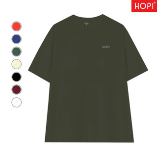Áo thun nữ, áo T-shirt nữ chất liệu từ 80% cotton + 20% ISCRA (co giãn 4 chiều), màu xanh rêu - Hopi Fashion