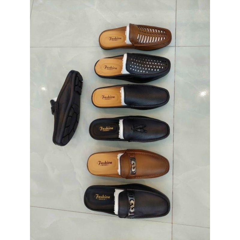 Giày Sục Công Sở Nam HAMAND da bò nguyên tấm bảo hành 1 năm | BigBuy360 - bigbuy360.vn