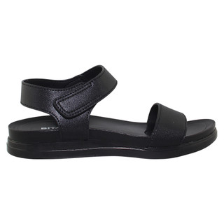 Sandal đế bằng nữ Bita's SHANA.02 (Đen + Kem + Vàng bò)