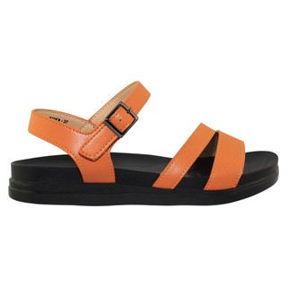 Sandal đế bằng nữ Bita's SHANA.03 (Đen + Kem + Vàng bò)