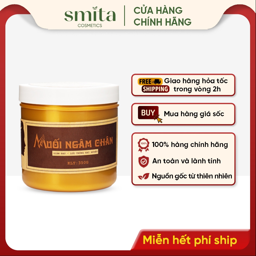 Muối Thảo Dược Ngâm Chân Wonmom 350g, Giảm đau nhức phù nề