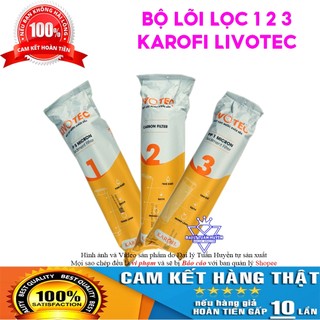 Bộ lõi lọc 123 karofi livotec chính hãng