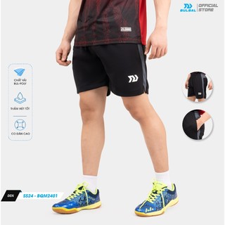 Quần Cầu Lông Nam Bulbal Badminton SS24 BQM2401 Cao Cấp, Chất Vải Polyester 2D, Dùng Trong Tập Luyện Và Thi Đấu Cầu Lông
