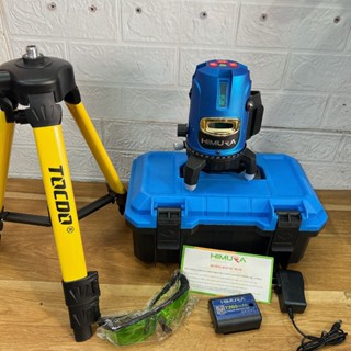 Máy bắn cốt Máy lazer cân bằng 5 tia xanh Himura laser xây dựng full phụ kiện