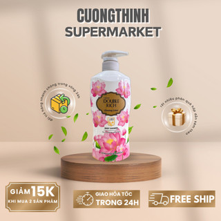 Sữa tắm double rich blooming love hương hoa anh đào 800g, 100% chính hãng.