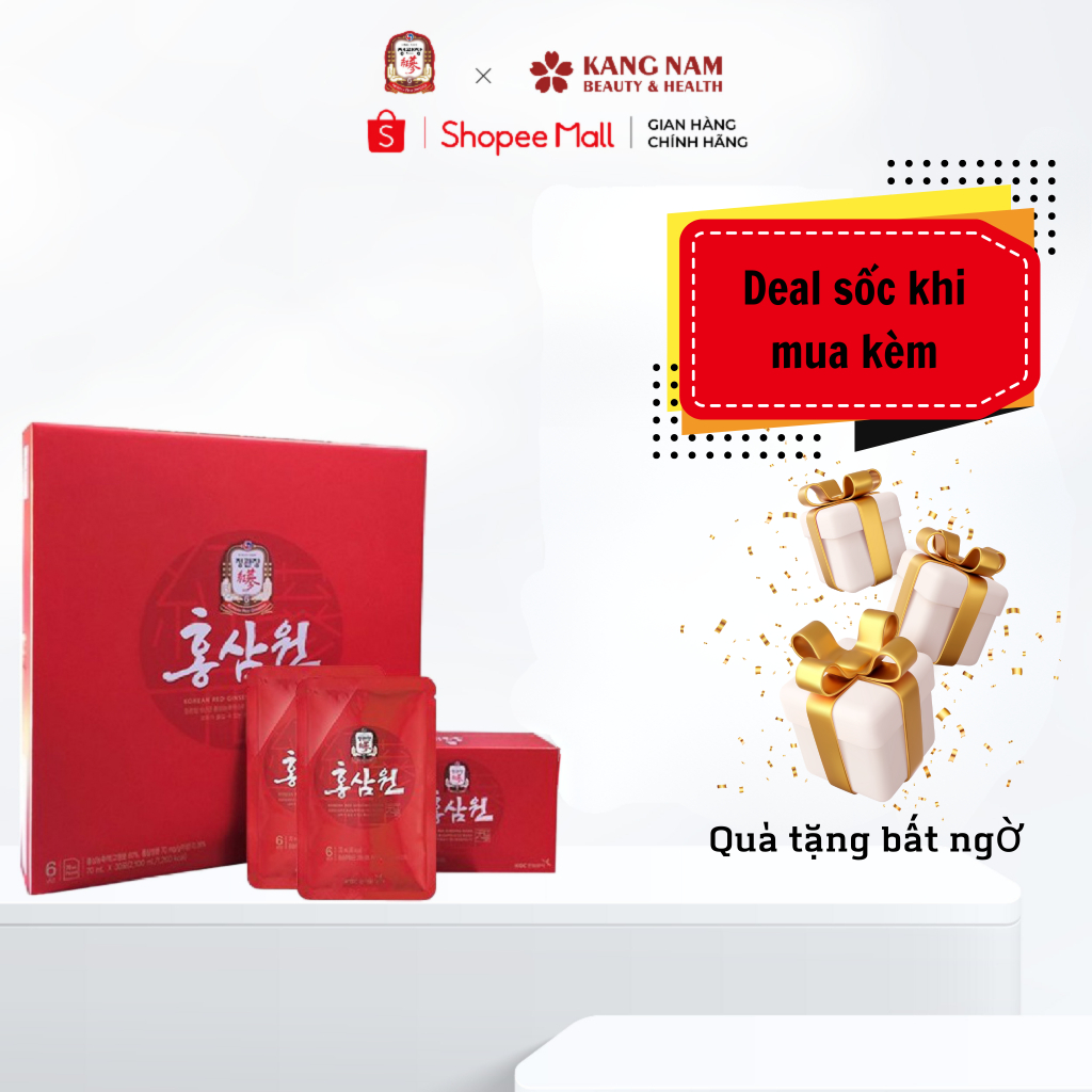 Nước Hồng Sâm Won Cheong Kwan Jang 70ml/gói (hộp 30 gói)