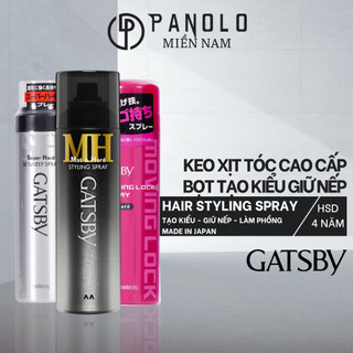 Keo xịt tóc nam nữ chính hãng Gatsby, Keo xịt tóc dạng bọt Gatsby Foam, Keo xịt giữ nếp tóc nội địa Nhật Bản
