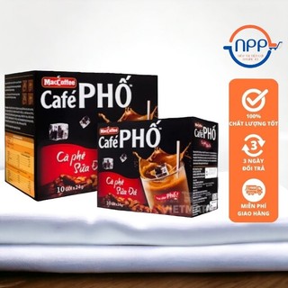 Cà Phê Phố (Cà phê đen sữa đá) Hộp 10 gói 24g
