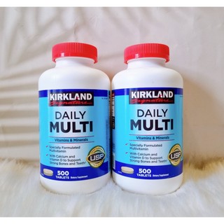 [HÀNG MỸ] Viên uống Kirkland Vitamin tổng hợp Daily Multi 500 viên.
