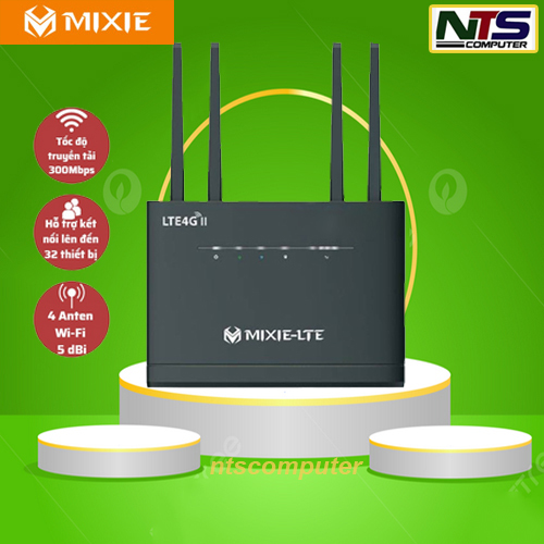 BỘ PHÁT 3G/4G WIFI MIXIE-LTE 4G II 4 CỔNG LAN - 4 ANTEN WIFI