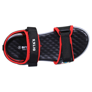 Sandal đế bằng bé trai Bita's SOBY.196 (Đen + Xám + Xanh dương)