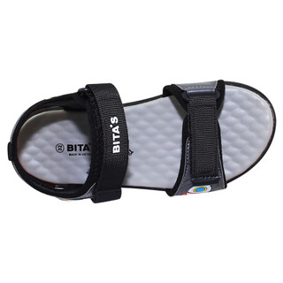 Sandal đế bằng bé trai Bita's SOBY.196 (Đen + Xám + Xanh dương)