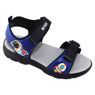 Sandal đế bằng bé trai Bita's SOBY.196 (Đen + Xám + Xanh dương)