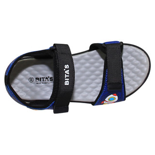Sandal đế bằng bé trai Bita's SOBY.196 (Đen + Xám + Xanh dương)
