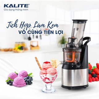 Máy Ép Chậm Kalite KL565, Tích Hợp Làm Kem, Ép Kiệt Bã Đến 98%, Dung Tích 250ML, Hàng Chính Hãng Bảo Hành 24 Tháng.