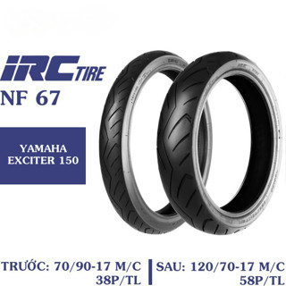 Vỏ lốp xe IRC cho Exciter 150 (2014, 2018) Exciter 155 (2020) NF67