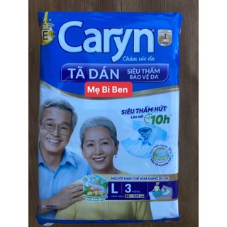 Gói 3 miếng bỉm dán caryn cho mẹ sau sinh l3 miếng - tã dán caryn cho người lớn - chính hãng