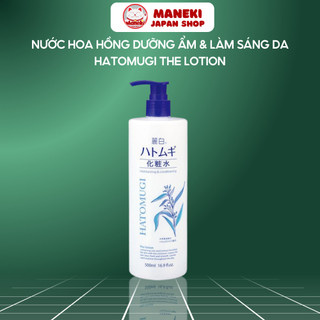  Nước hoa hồng Reihaku Hatomugi 500ml dưỡng ẩm trắng da chiết xuất ý dĩ nội địa Nhật - Maneki Japan 