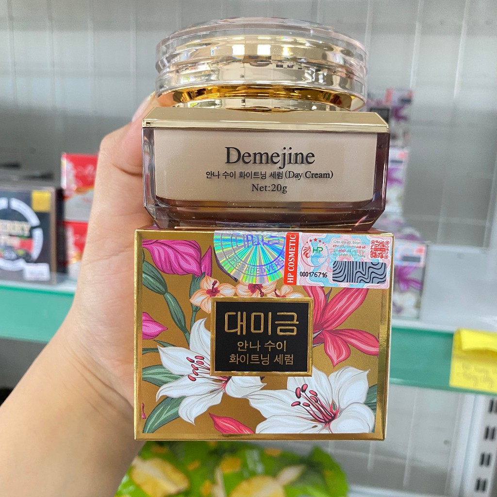 Kem Demejine Mụn – Trắng Da Ngày – Đêm – Kem Demejine Trắng Da, Mờ Vết Thâm Mụn, Nám.Tàn Nhang.Giữ Se Khít Lỗ Chân Lông | BigBuy360 - bigbuy360.vn