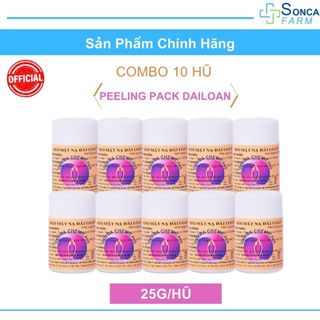Combo 10 Hũ Peeling Pack Đài Loan 25g Lột Mụn Cám, Mụn Đầu Đen