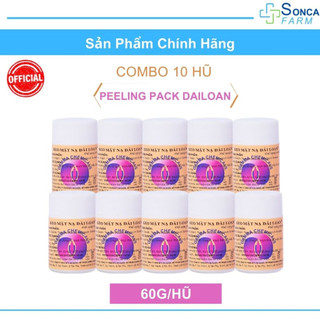 Combo 10 Hũ Peeling Pack Đài Loan 60g Lột Mụn Cám Sợi Bã Nhờn