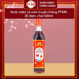 Nước mắm phan thiết mũi né 30 độ đạm chai 500ml tt pm.pe.30.500 - hàng chính hãng
