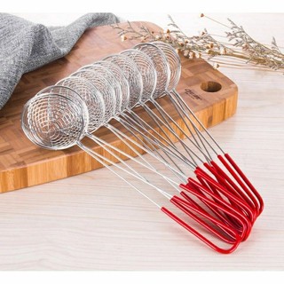 Vợt múc trân châu topping chuôi đỏ