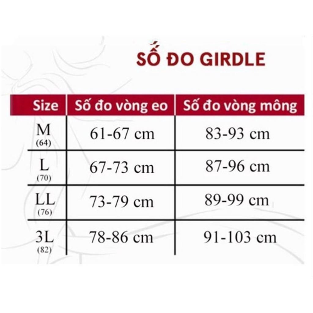 Quần gen định hình Wacoal INE1366 gen vừa, freecut không đường may, nâng mông - NE1366